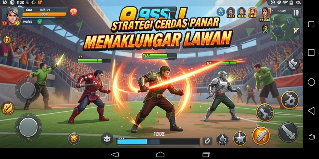 Tampilan strategis intens dalam gameplay 99SL.