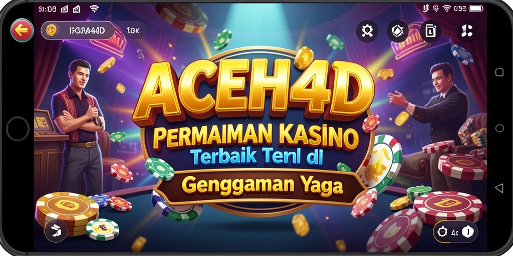 Tampilan menarik dari gameplay Kasino di ACEH4D.