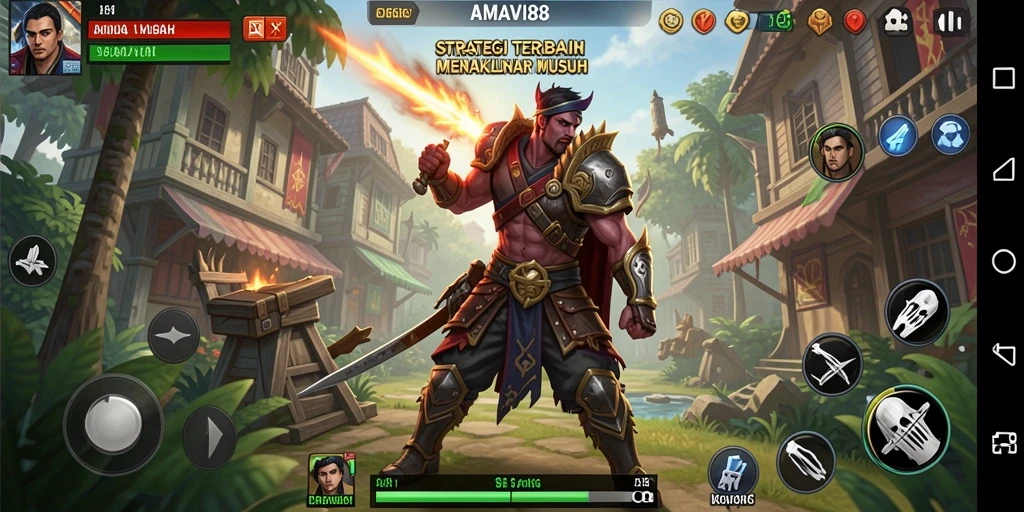 Tampilan gameplay AMAVI88 yang menegangkan dan menantang.