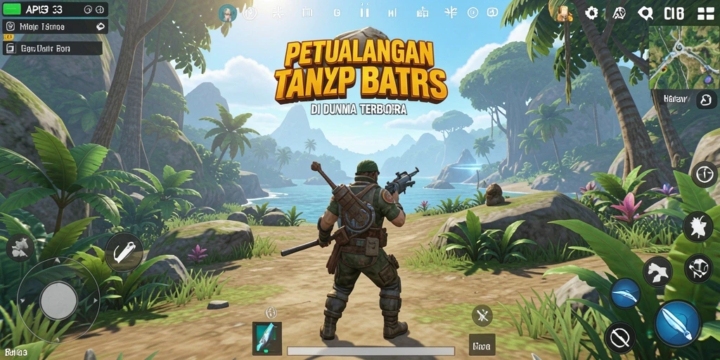 Tampilan gameplay <strong>API33</strong> di dunia terbuka yang mengesankan.