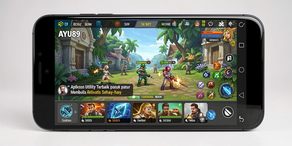 Tampilan screenshot utama AYU89 yang menunjukkan antarmuka pengguna yang sederhana.
