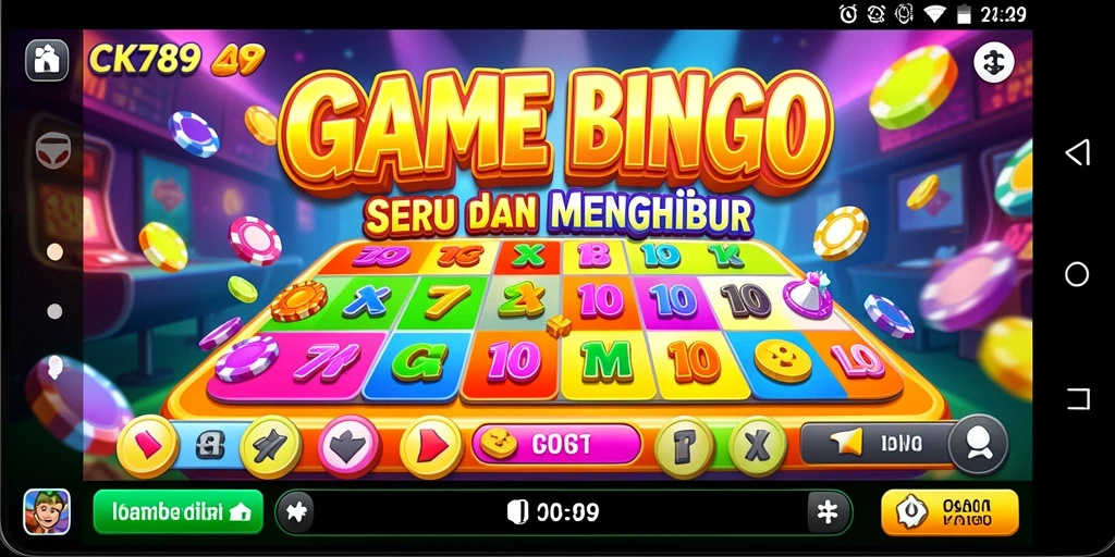Screenshot dari gameplay CK789 yang menunjukkan keseruan bermain Bingo.