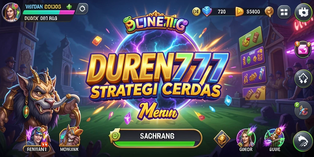 Gameplay DUREN777 menampilkan pertempuran strategi yang mendebarkan.