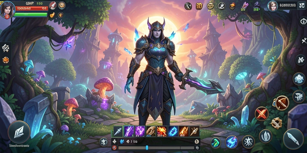 Tampilan gameplay RPG yang mengesankan di G9VIP.