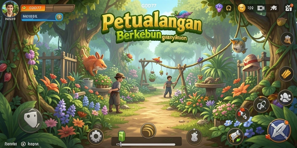 Gameplay seru berkebun di dunia virtual GOD77.