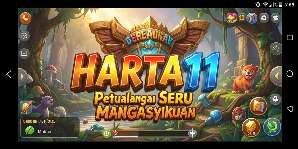 Gameplay HARTA11 menunjukkan aksi petualangan yang mendebarkan.