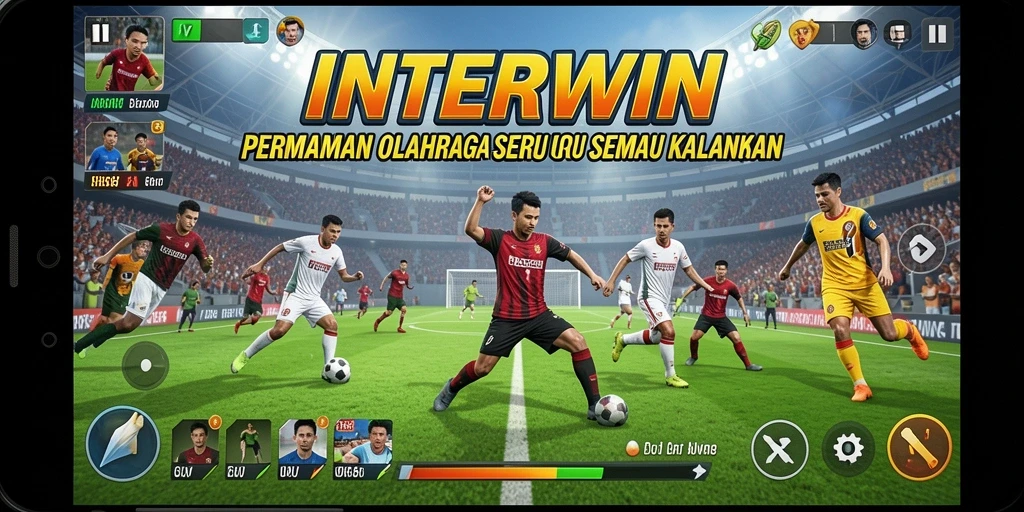 Tampilan gameplay seru dan menantang dari INTERWIN.