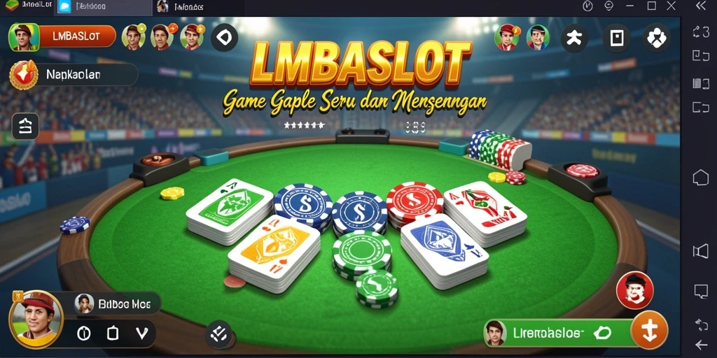 Tampilan gameplay seru dan interaktif di LMBASLOT.