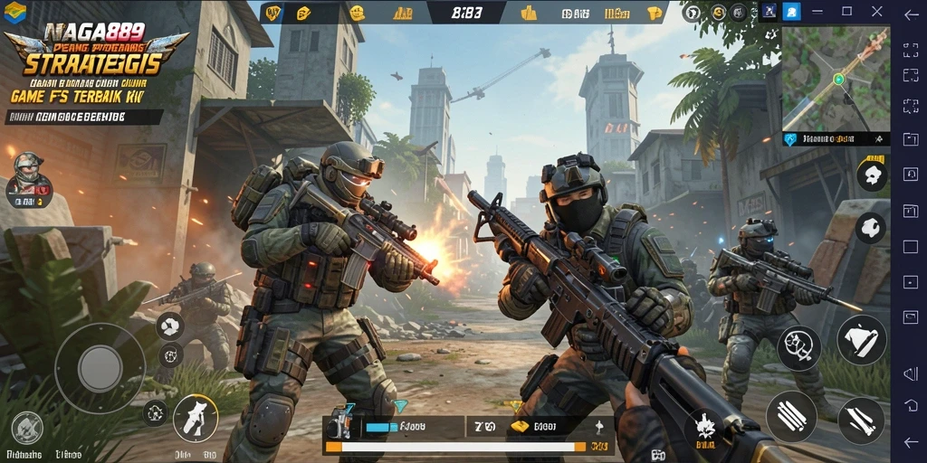 Gameplay seru dari NAGA889 yang menghidupkan pertempuran FPS.