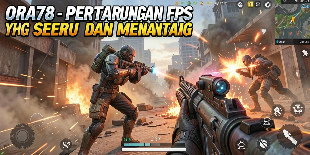 Gameplay intens ORA78 yang menggugah adrenalin.