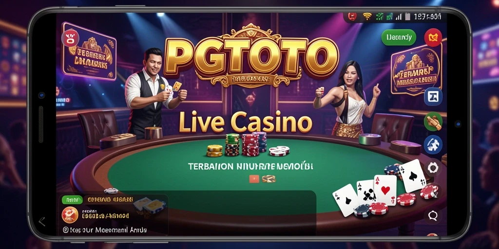 Tampilan gameplay menarik di PGTOTO dengan dealer langsung.