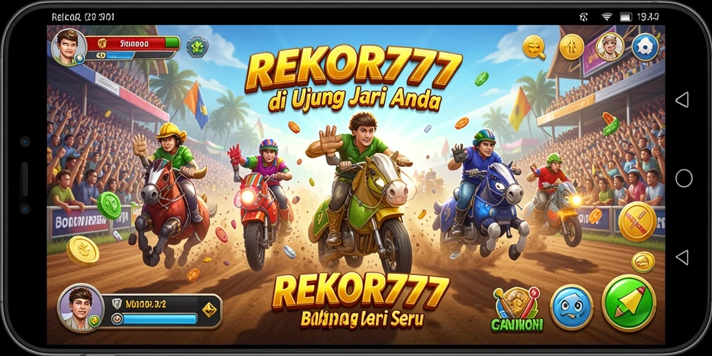 Gameplay balapan yang mendebarkan dan penuh aksi.