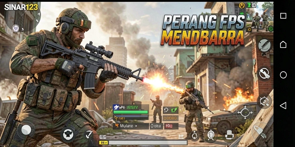 Tampilan gameplay SINAR123 yang mendebarkan di medan perang.
