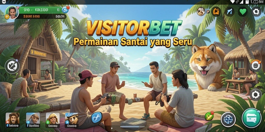 Tangkapan layar utama VISITORBET menampilkan gameplay yang menarik dan interaktif.
